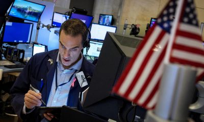 US stock market as of today