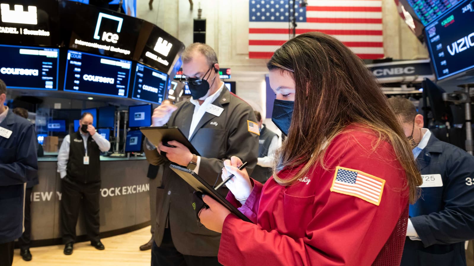 US stock market today
