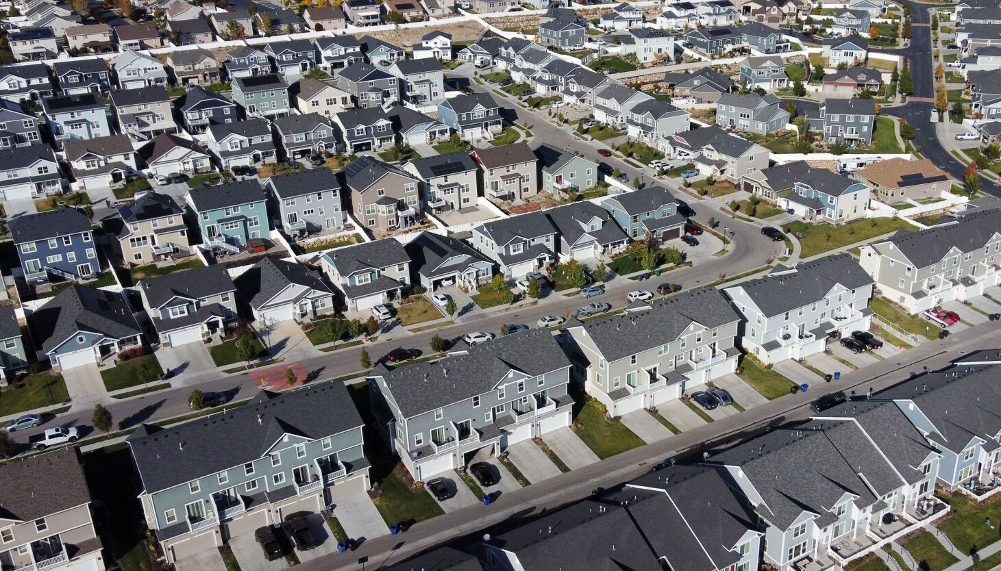 a decrease in US housing prices
