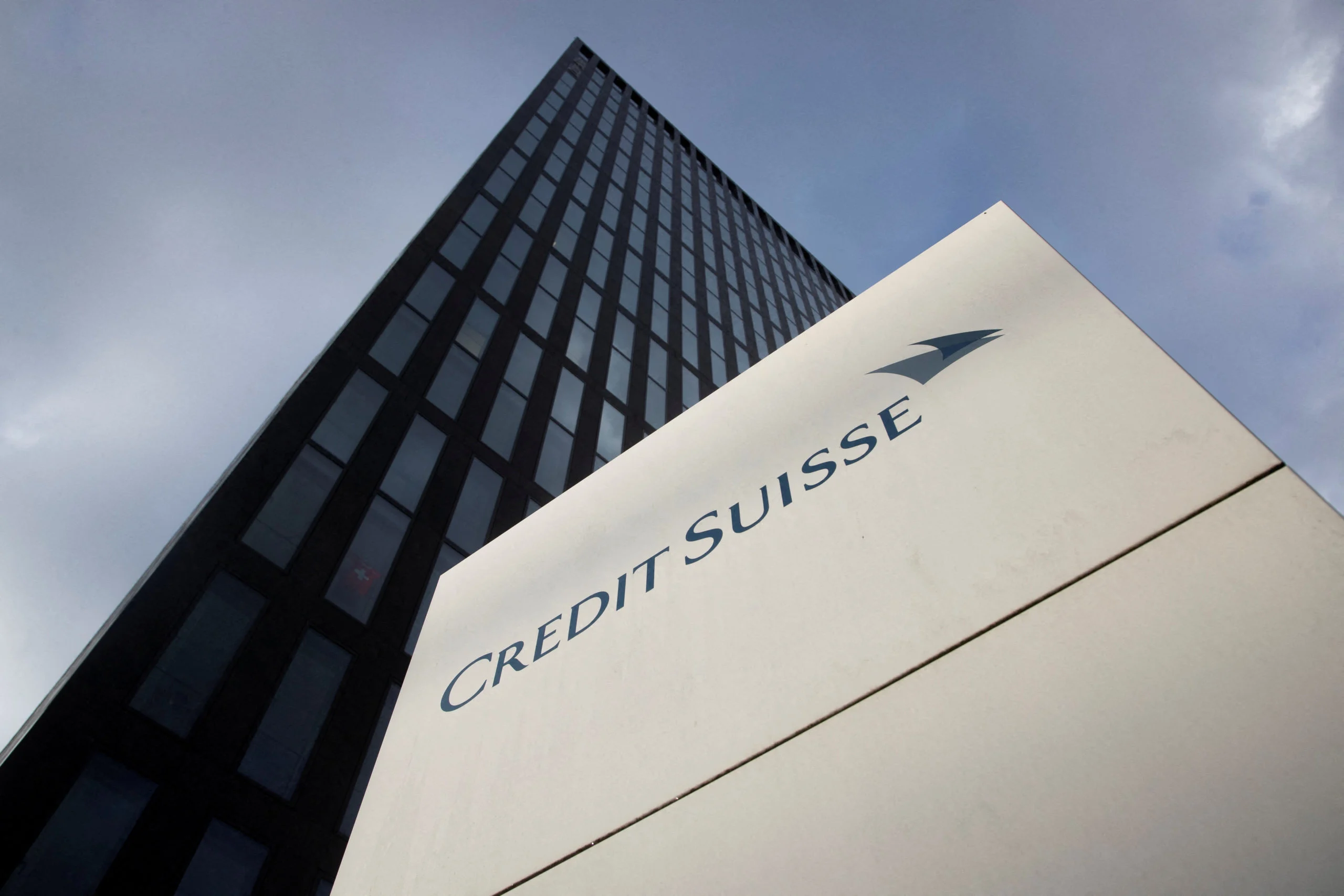 Credit Suisse shares fell