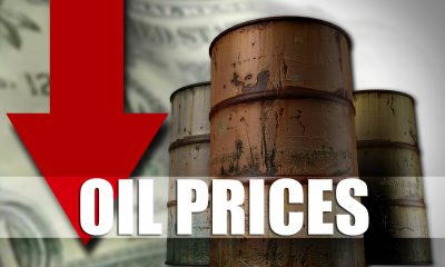 The price of oil is falling