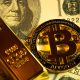 Correlation of bitcoin with gold