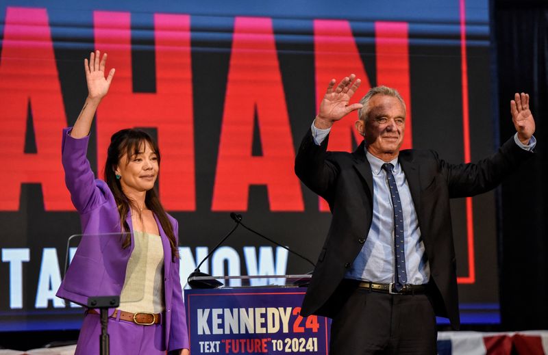 RFK Jr running mate injects needed cash in independent’s
campaign