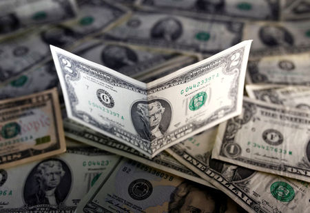 Dollar edges off lows; sterling gains after strong retail
sales