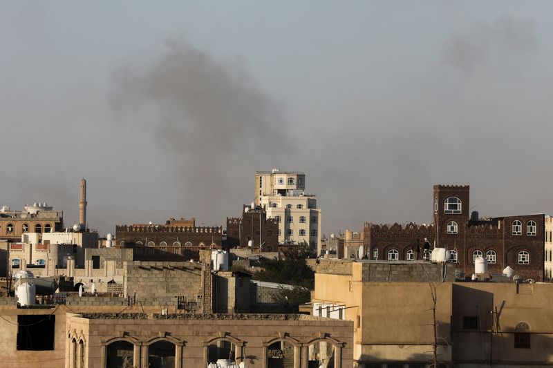 Israel strikes Houthi targets in Yemen, killing
three