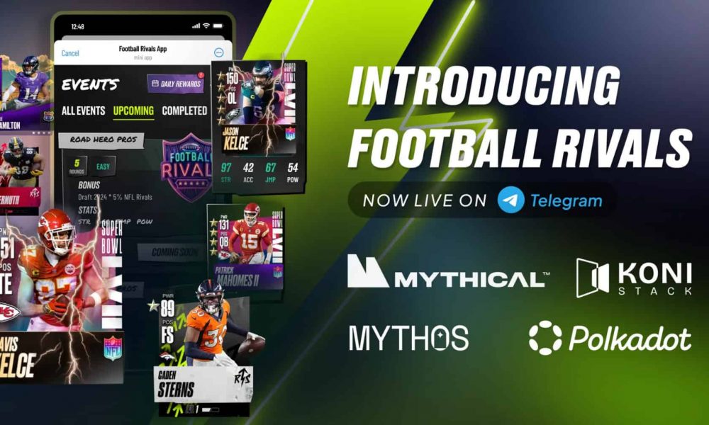 Koni Stack Partners with Mythical Games to Launch ‘Football
Rivals’ on Telegram, Introducing a New Use Case for Polkadot and
Accelerating Web3 Adoption