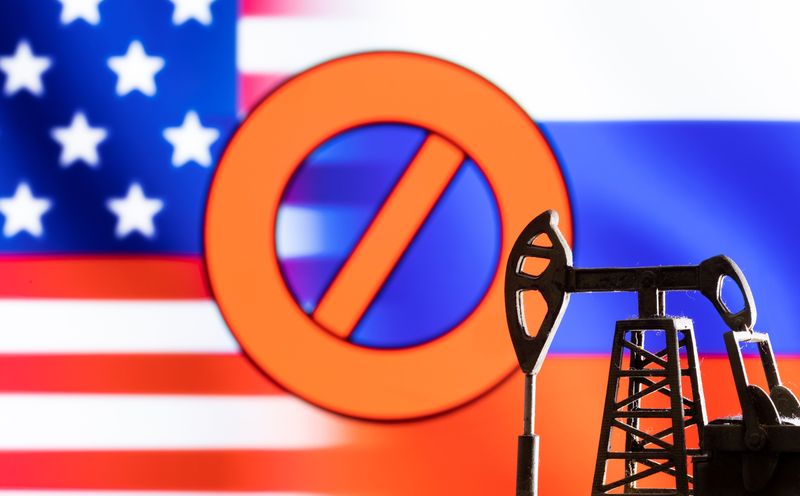 Russian oil products trapped at sea by US sanctions, LSEG
data shows