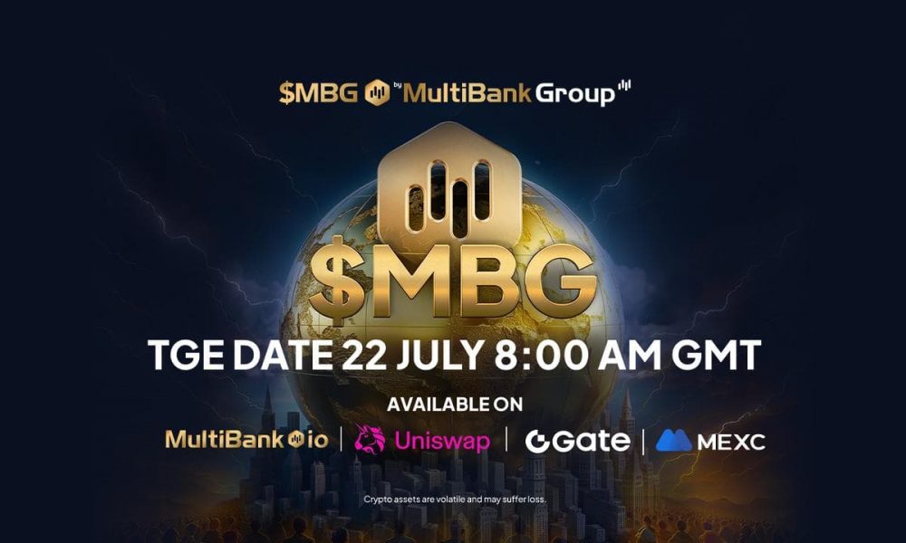 MultiBank Group’s $MBG Token TGE Is Live on MexC, Gate.io,
Uniswap and Multibank.io.