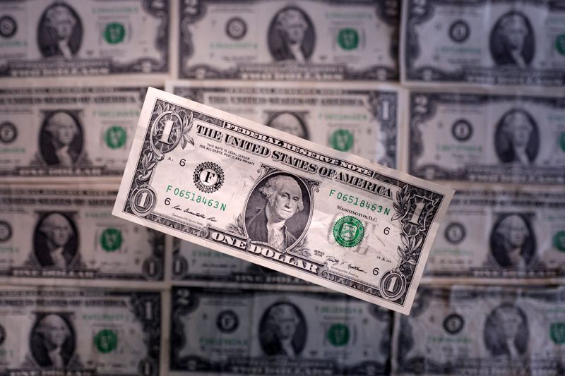 Dollar dented as Trump tariff threats drive investors into
safe havens