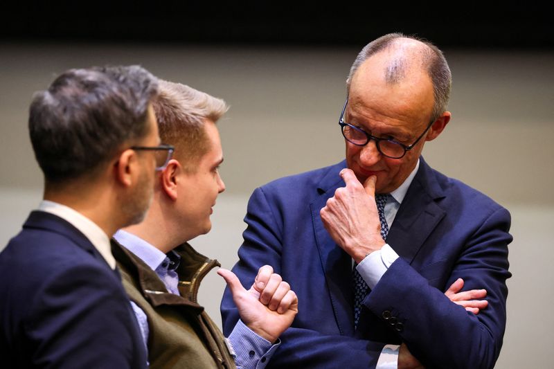 German Chancellor Merz says weak dollar a burden for German
exports